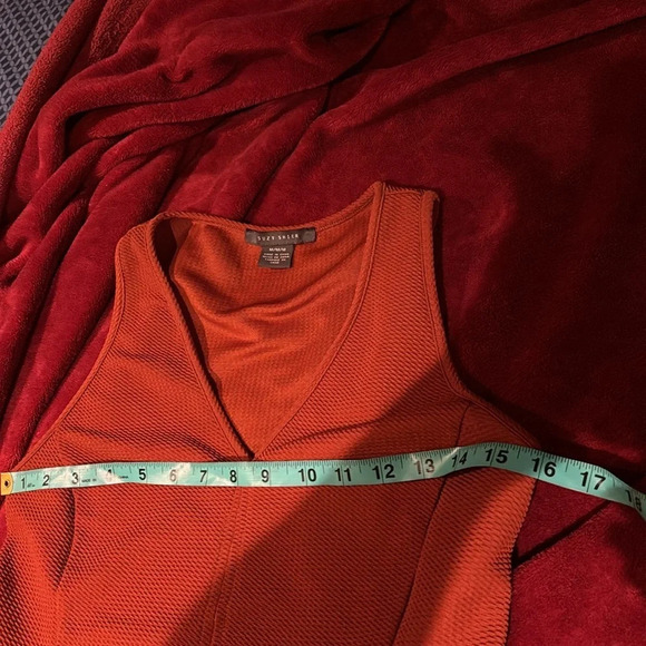 Suzy shier peplum  sleeveless blouse Sz M - Picture 5 of 10